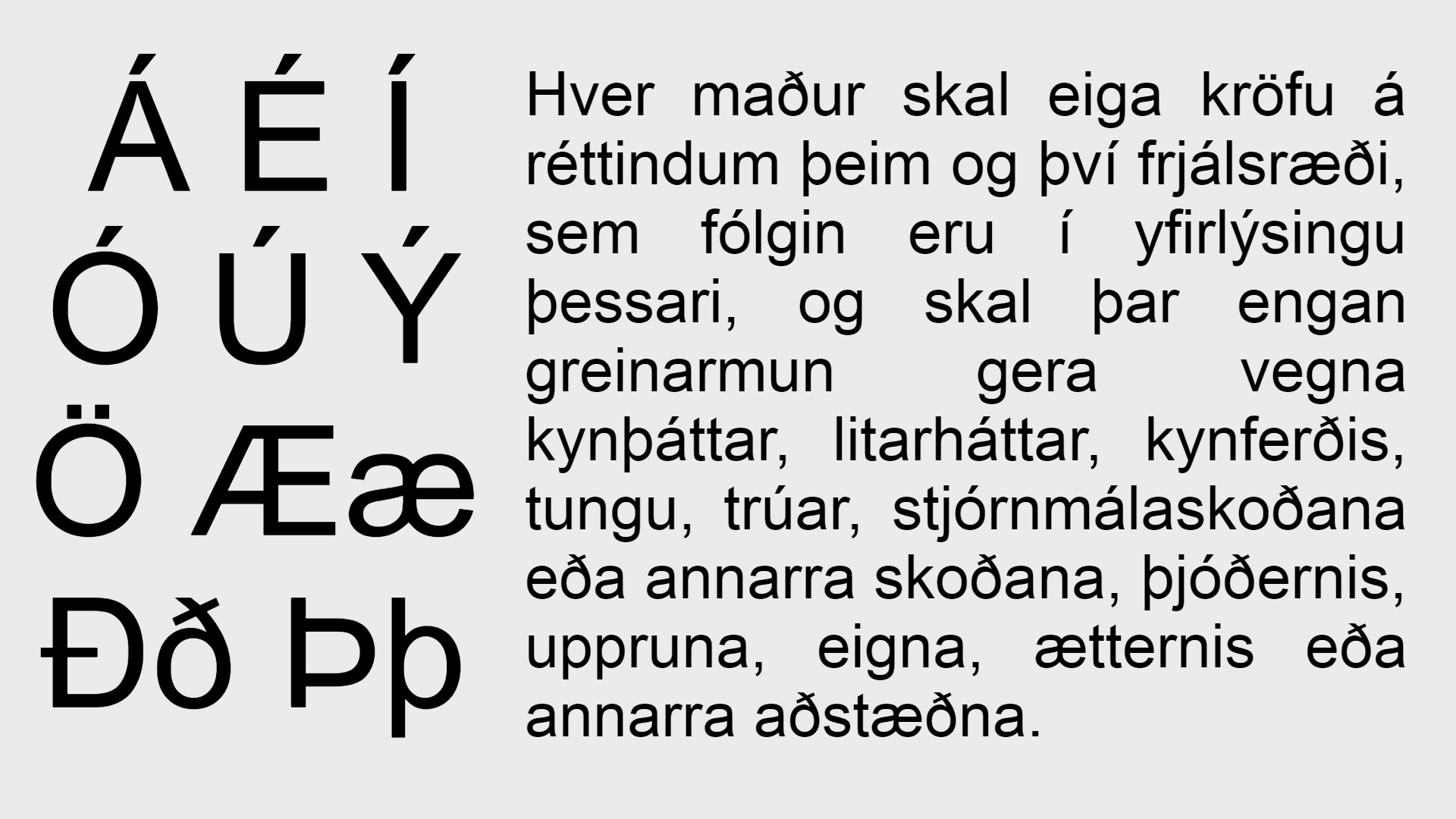 Icelandic language